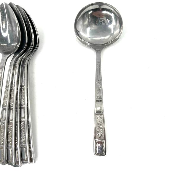 36 vintage Lifetime japan stainless steel flatware set - Picture 7 of 9